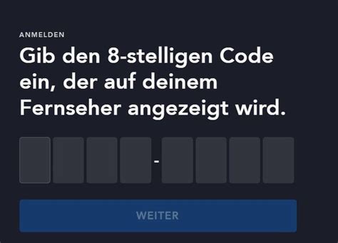 disney plus begin code eingeben.